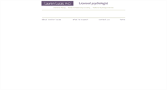 Desktop Screenshot of laurenlucasphd.com